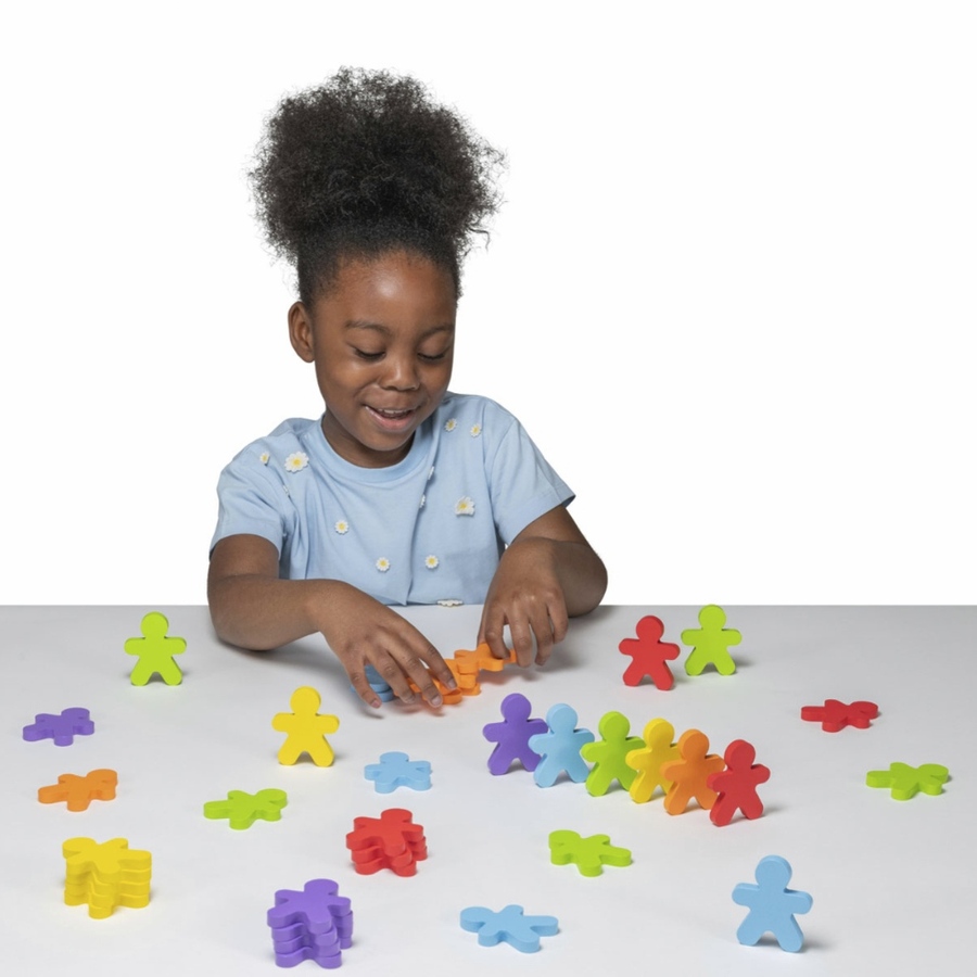 Wooden Sorting People